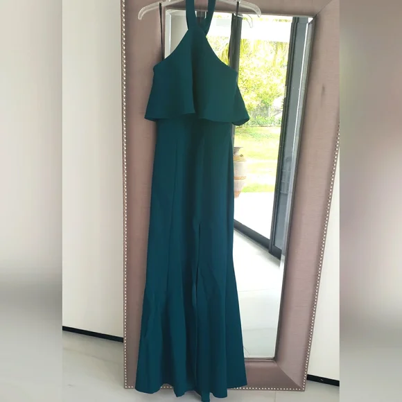 Aqua | Dresses | Aqua Gown Dress | Poshmark